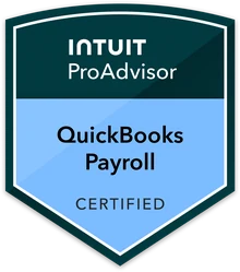 Intuit ProAdvisor QuickBooks Payroll Certified badge